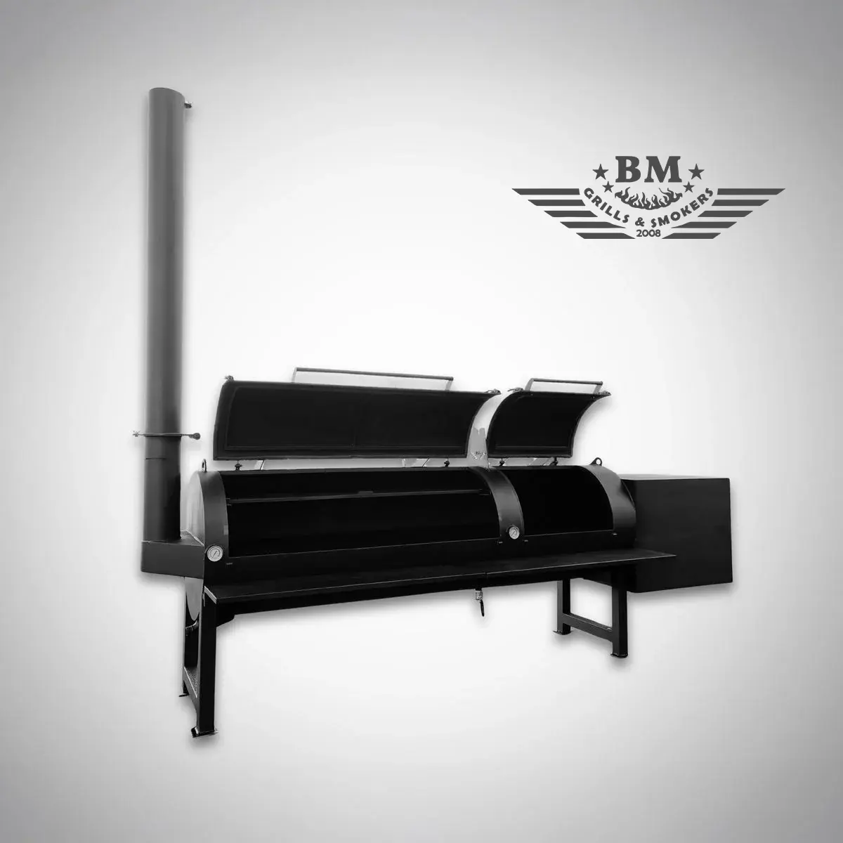 BM Texan otsese soojusega "offset" suitsutusahi XXXL