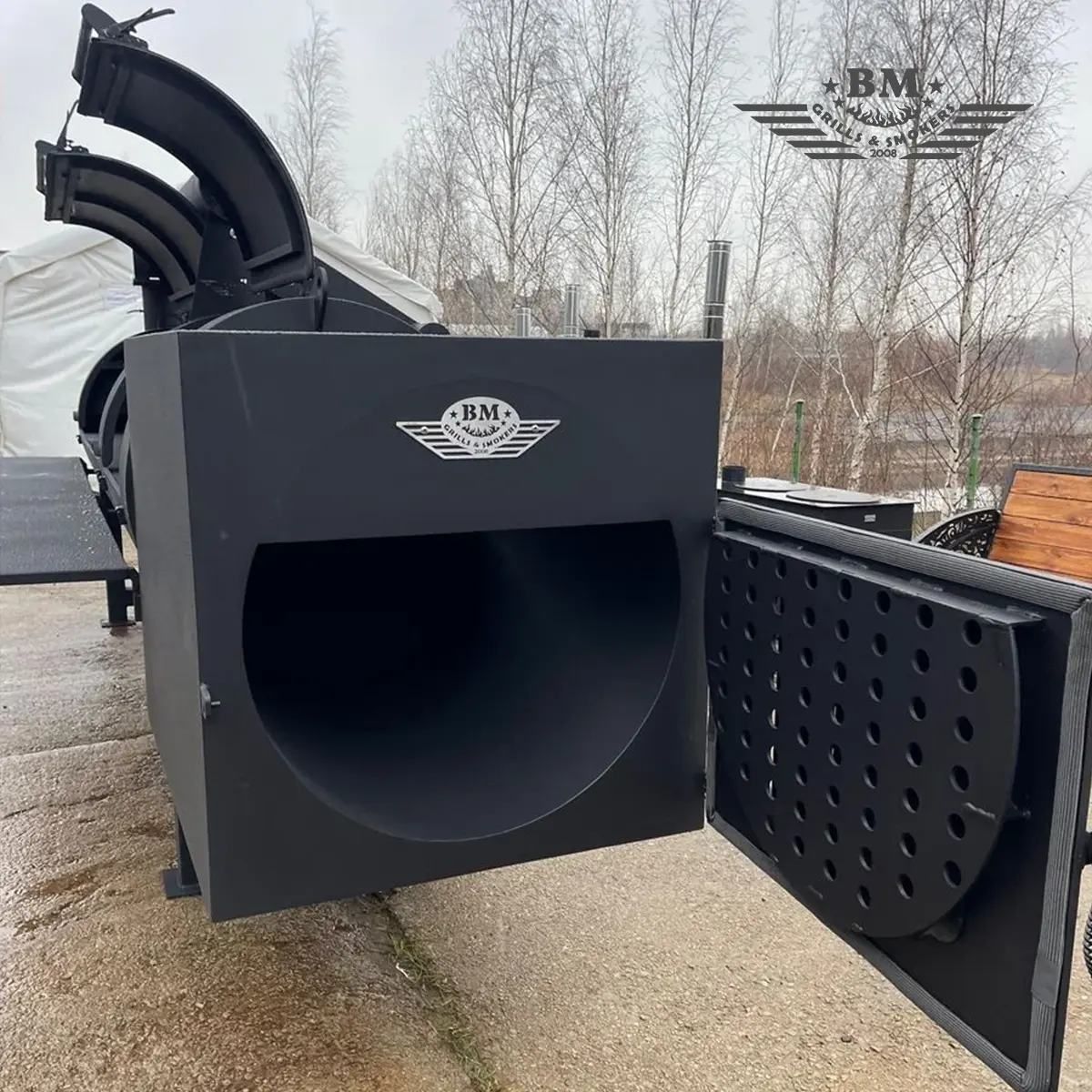BM Texan otsese soojusega "offset" suitsutusahi XXXL – pilt 3