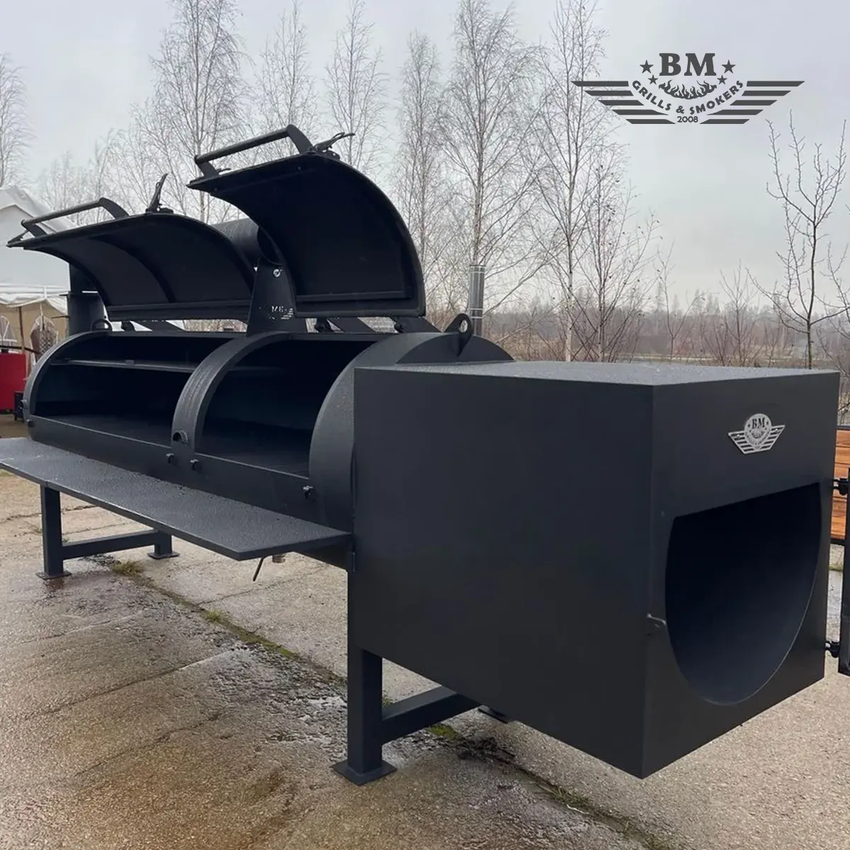 BM Texan otsese soojusega "offset" suitsutusahi XXXL – pilt 4