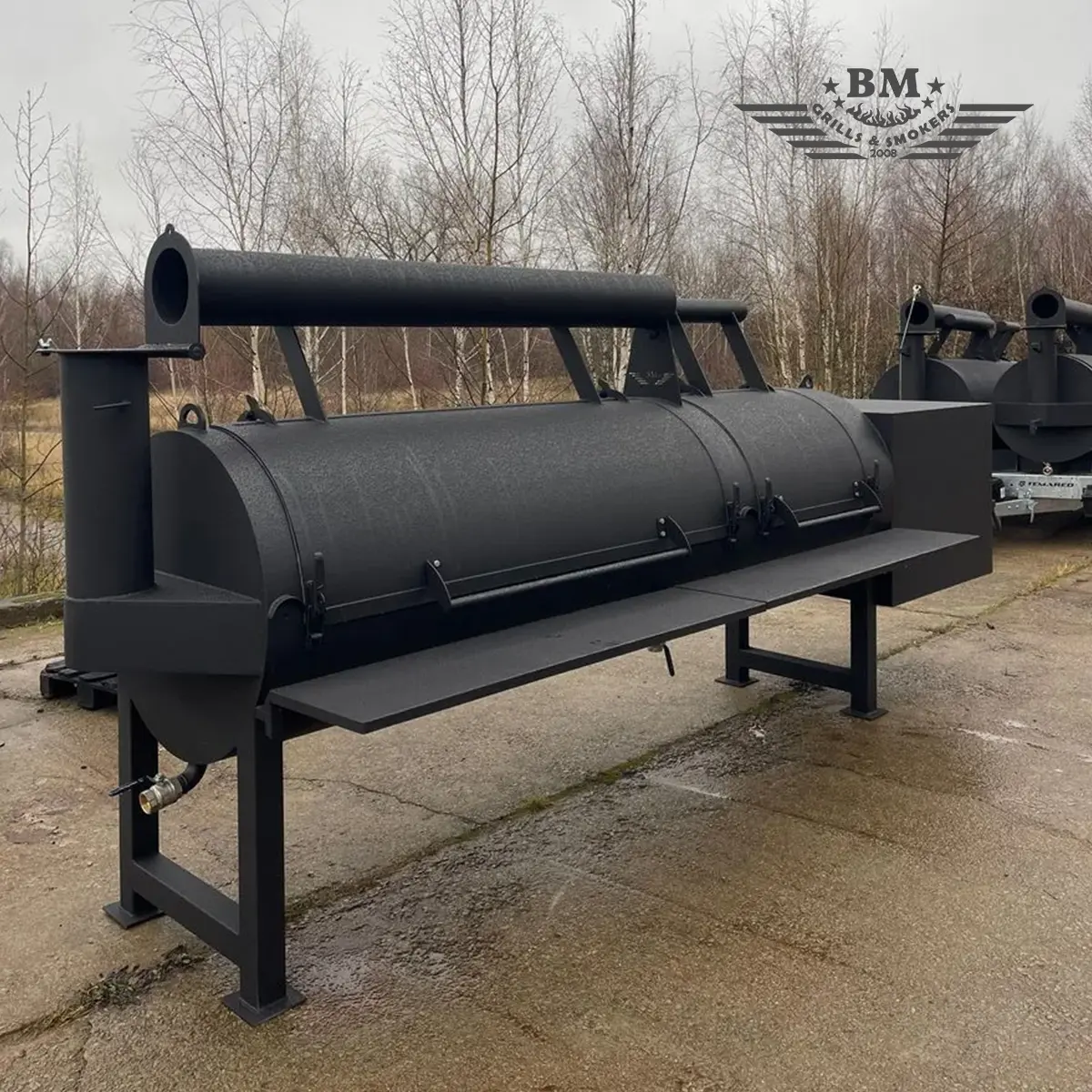 BM Texan otsese soojusega "offset" suitsutusahi XXXL – pilt 5