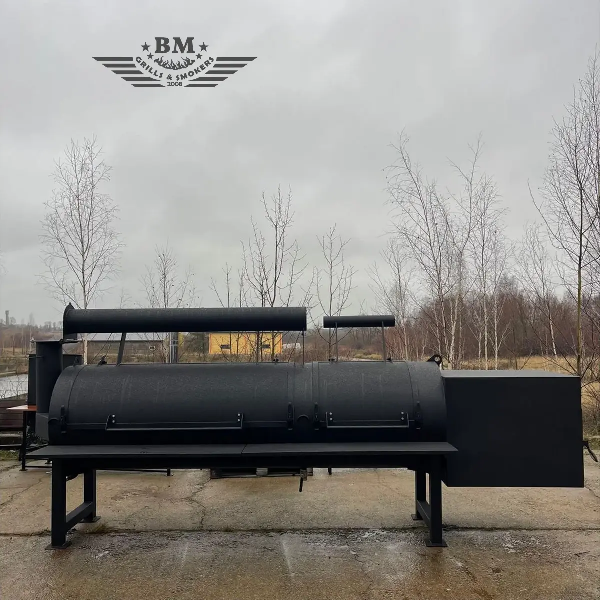 BM Texan otsese soojusega "offset" suitsutusahi XXXL – pilt 6