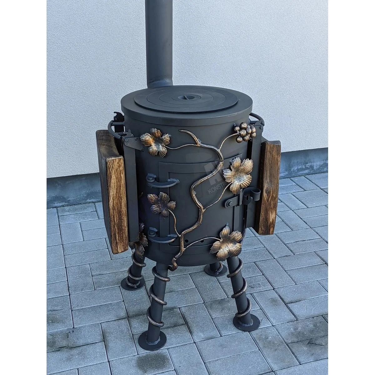 Sepistatud katlakazanipliit „Viinamari“ (6,3 mm paksus 12 l potile) – pilt 2
