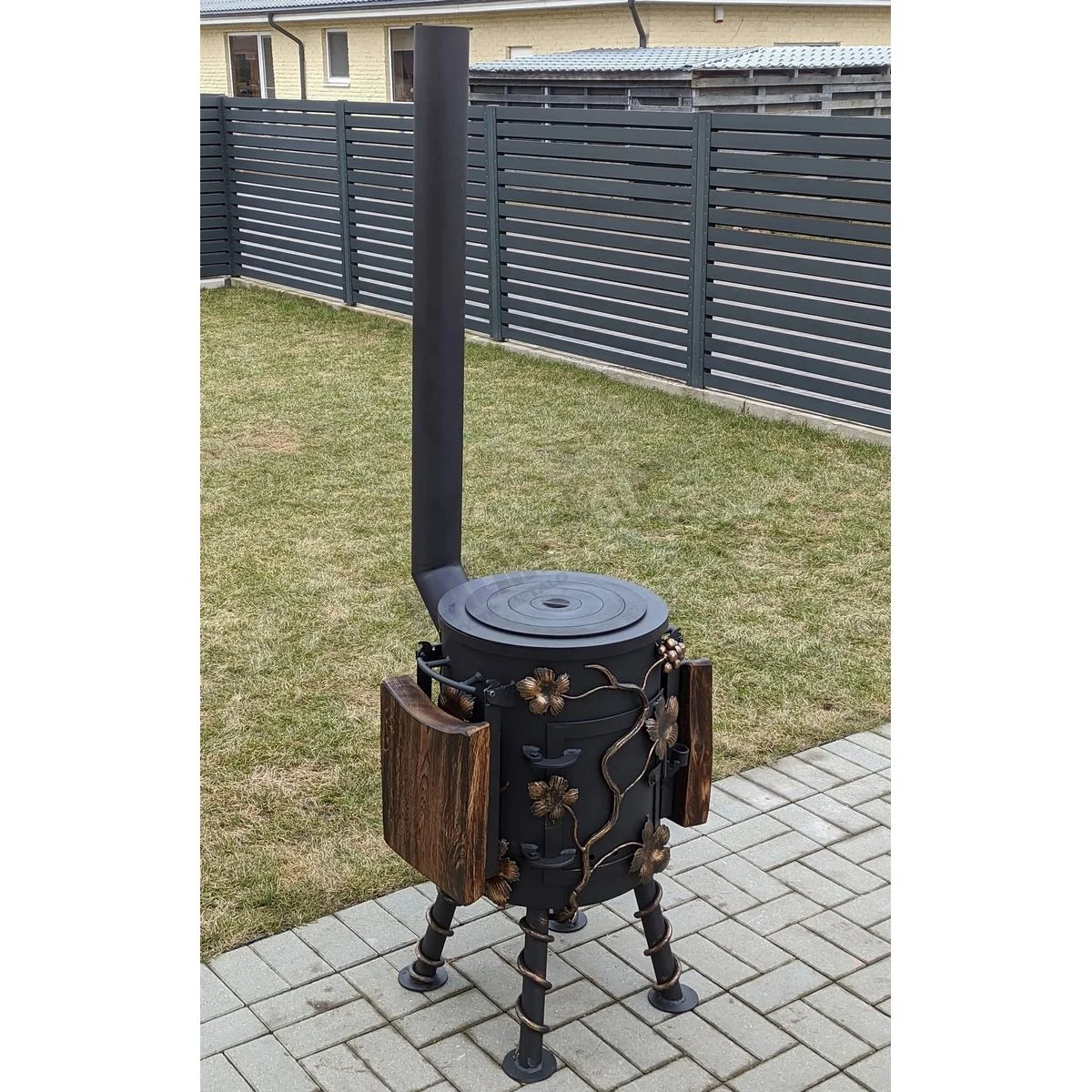 Sepistatud katlakazanipliit „Viinamari“ (6,3 mm paksus 12 l potile) – pilt 3