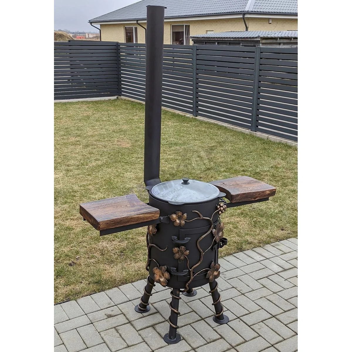 Sepistatud katlakazanipliit „Viinamari“ (6,3 mm paksus 12 l potile) – pilt 5