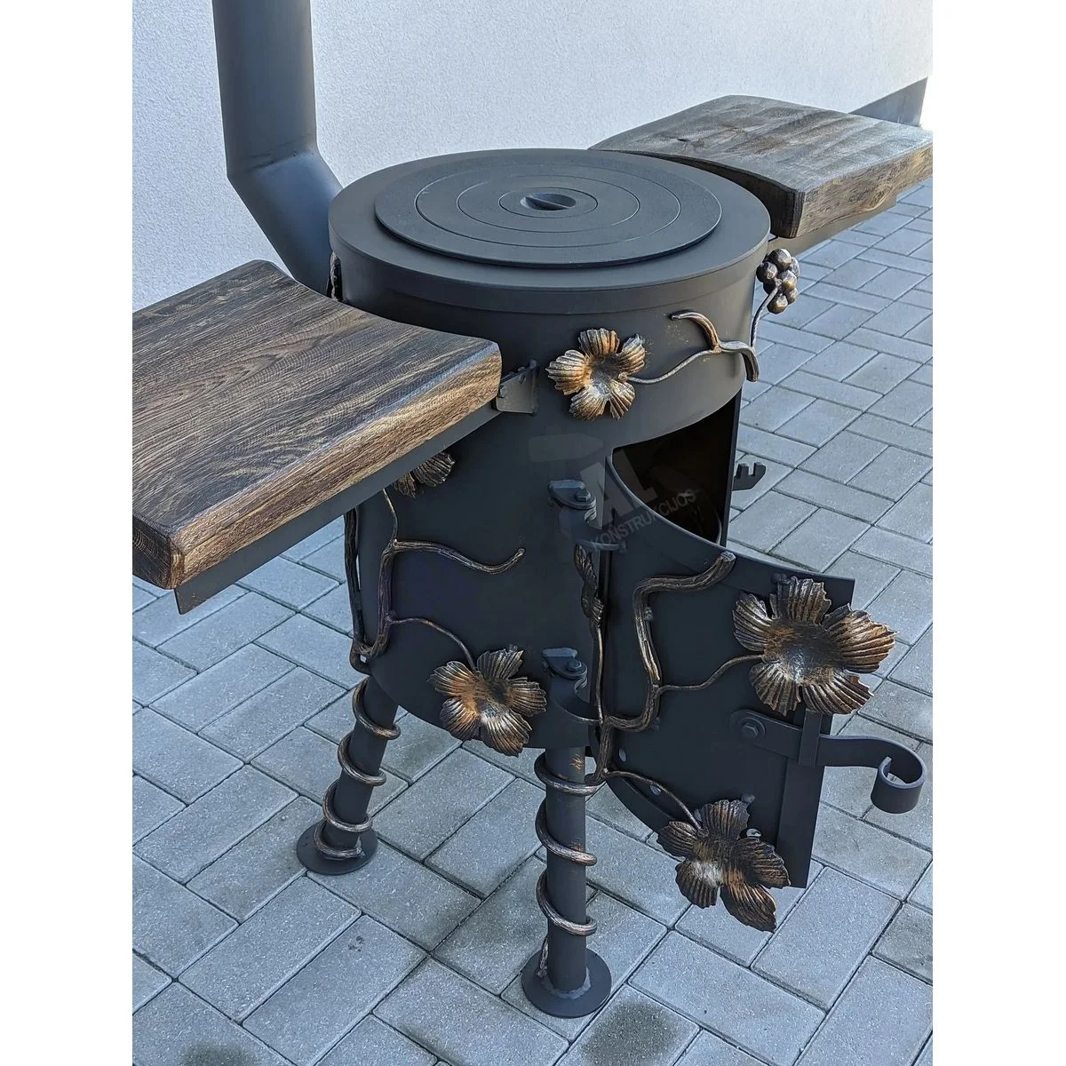 Sepistatud katlakazanipliit „Viinamari“ (6,3 mm paksus 12 l potile) – pilt 9