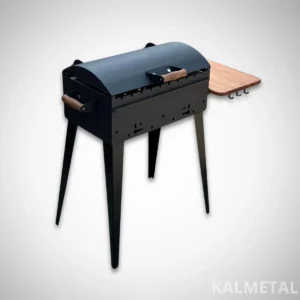 Kompaktne šašlõkiahi kaane ja riiuliga