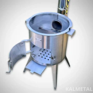 Roostevabast terasest PREMIUM 12L katla pliit korstnaga