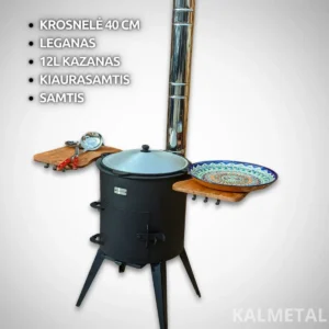 PREMIUM 12L komplekt riiulite ja korstnaga