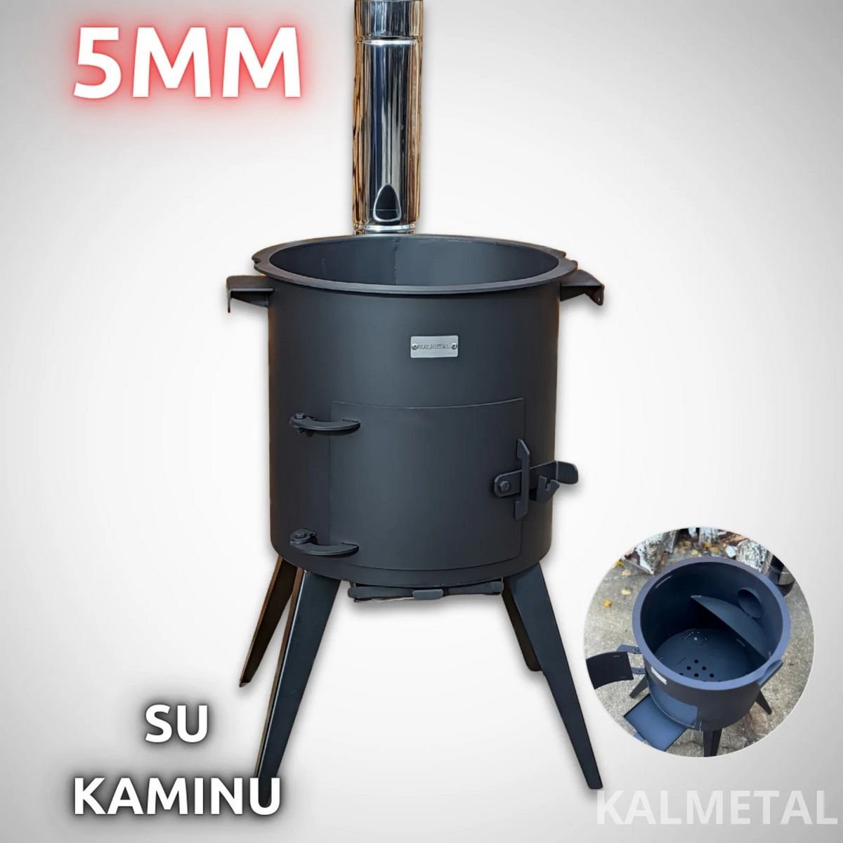 PREMIUM 8L kuni 22L 5MM pliit koos korstendiga